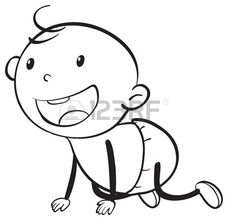 450x434 Drawing Of Father Feeding Baby With Milk In Bottle By Holding