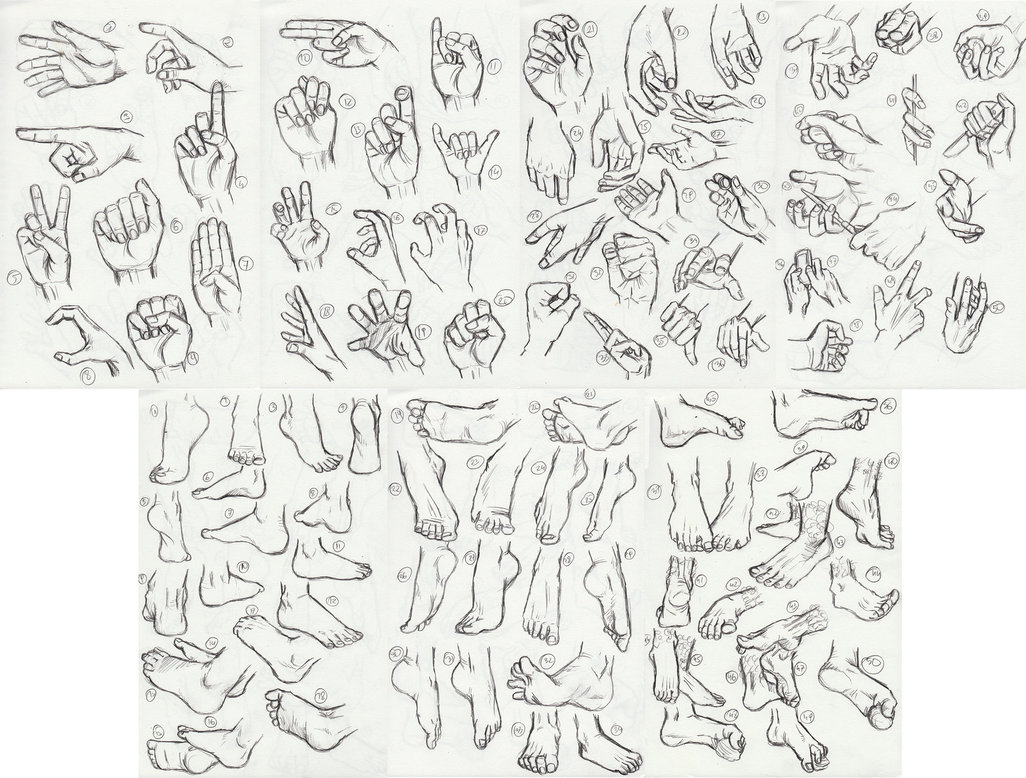 1026x778 50 Hands And 50 Feet Challenge By Iisjah