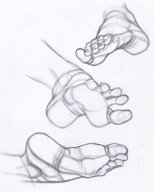 Walking Feet Drawing at GetDrawings | Free download