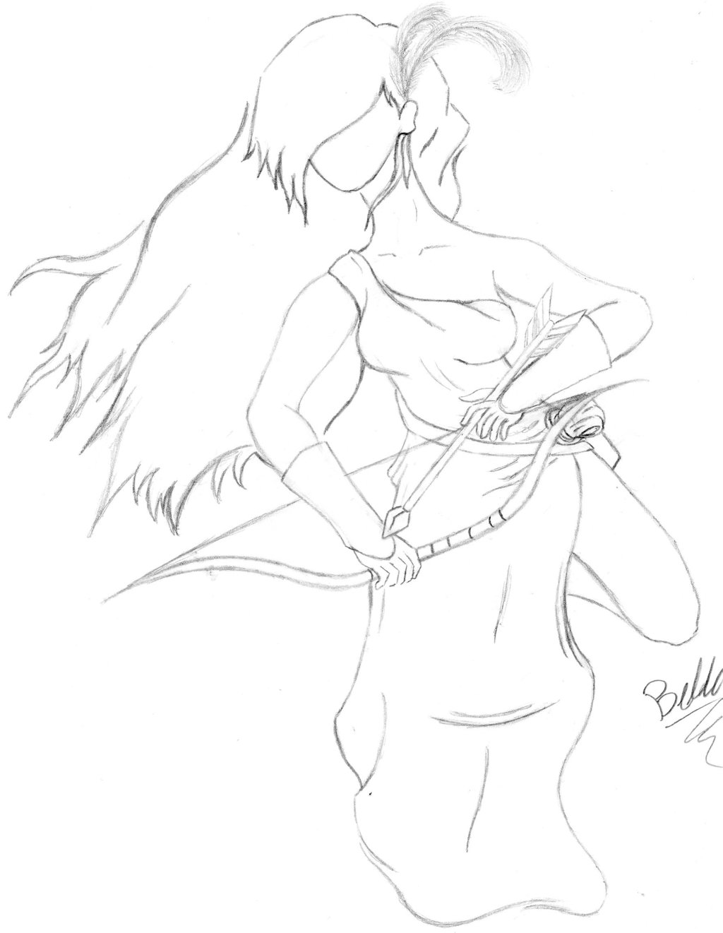 1024x1321 Female Archer By Dark Blossom95