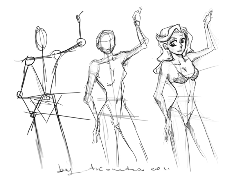 806x616 Female Body Proportions By Avionetca