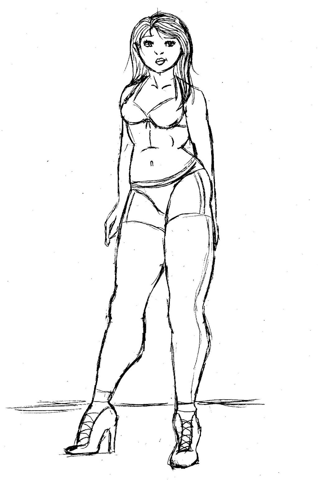 1024x1545 Female Body Type Sketch By Avalon620