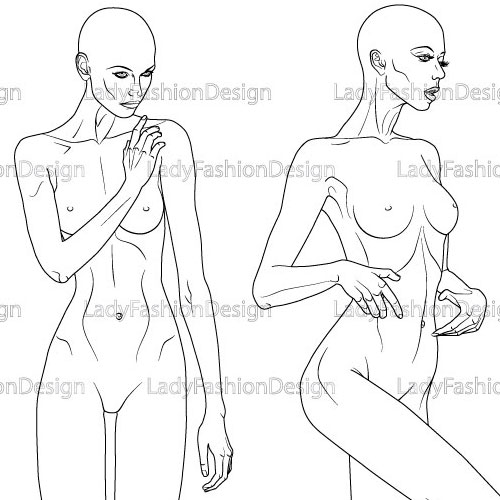 500x500 Figure Drawing