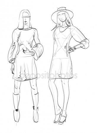 328x450 Female Body Shape Male Body Mass Illustration Stock Vector