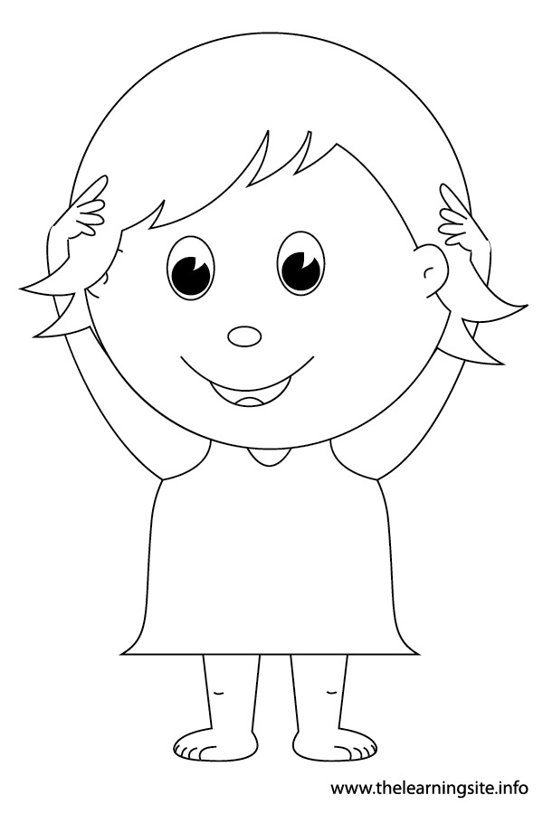 600x900 Body Outline Coloring Pages