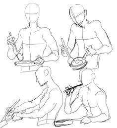 236x258 How To Draw Someone Cooking Poses, References Drawing Refs