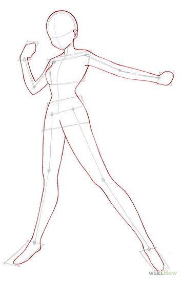355x549 How To Draw A Body Frame