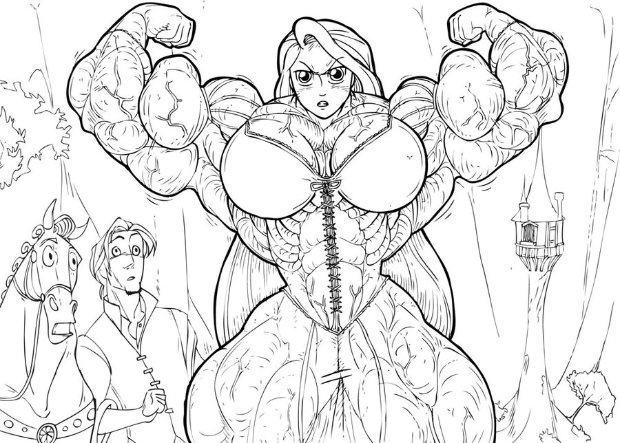 900x644 Rapunzel By On @ Muscle