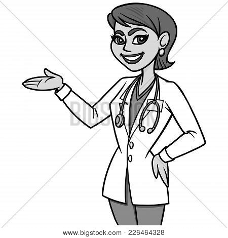 450x470 Female Doctor Images, Illustrations, Vectors