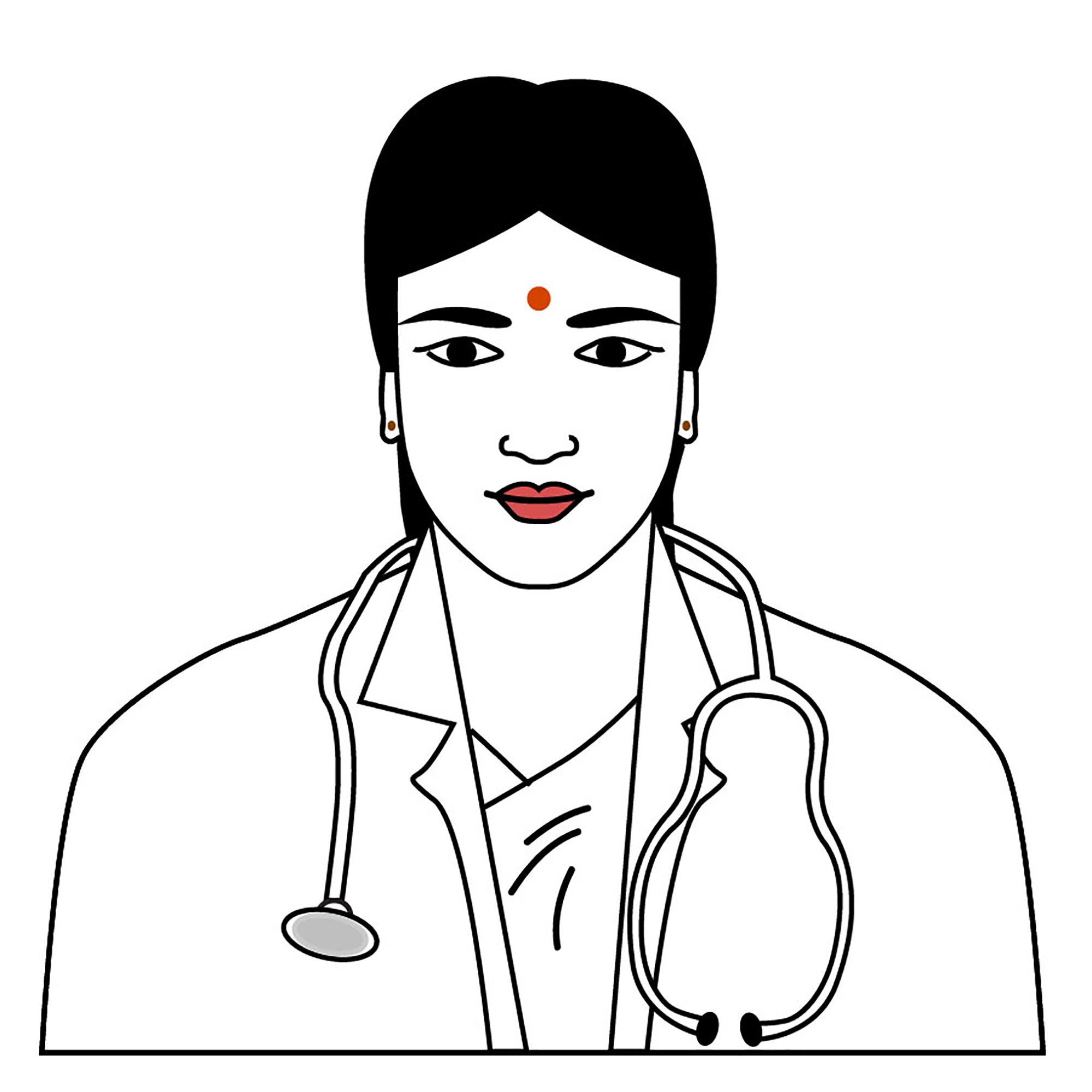 2000x2000 Indian Female Doctor Free Image