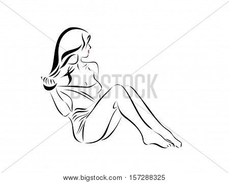 450x360 Black Pencil Outline Sketch Image Amp Photo Bigstock