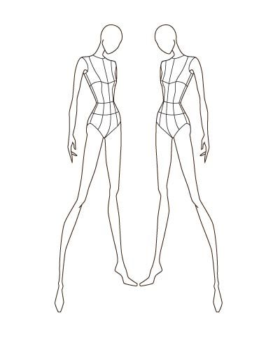 400x500 Fashion Sketch Templates Fashion Figures, Template And Clothing
