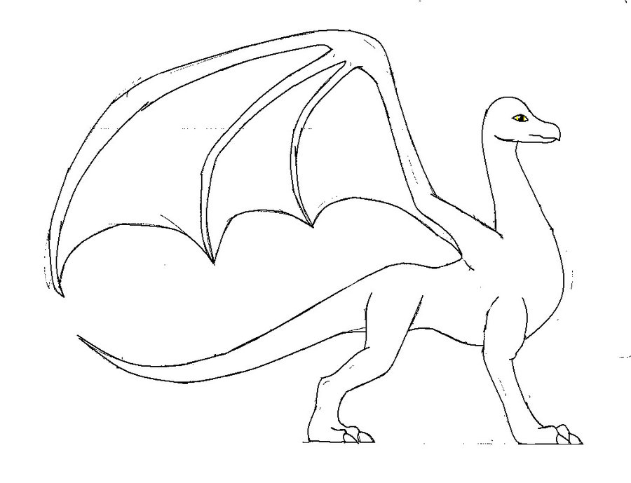 900x689 Adult Female Dragon Template By Save Animals7