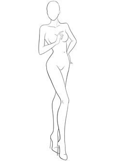 236x333 Female Croquis Heads