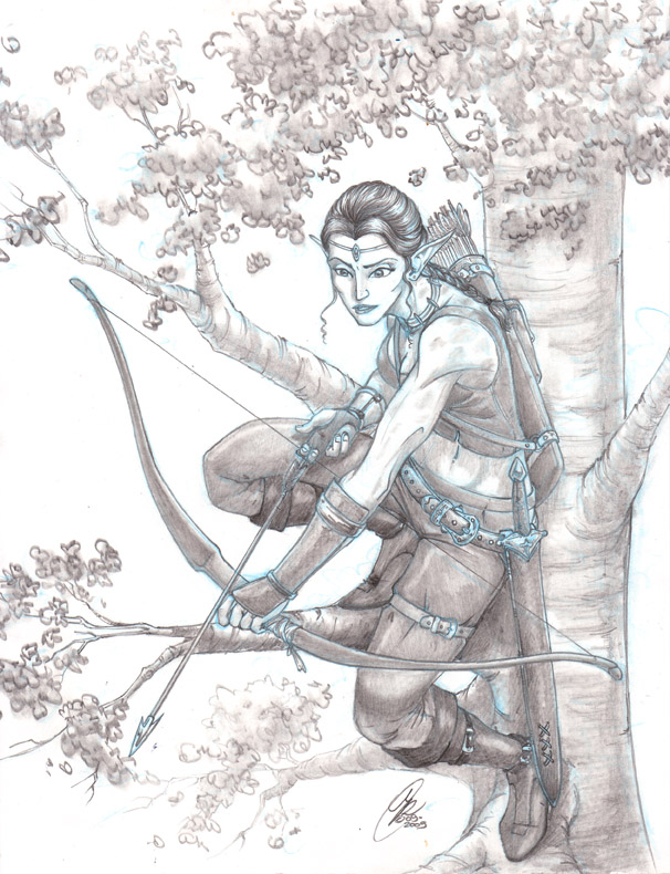 606x790 Worldcon Elf Ranger By Kanthara