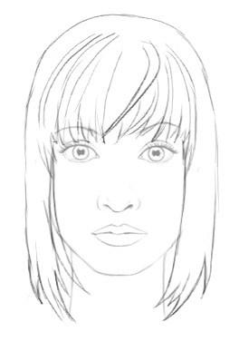 264x376 How To Draw Hair Female Sharenoesis