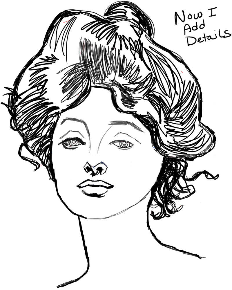 800x999 How To Draw Female Faces With A Beautiful Woman's Portrait