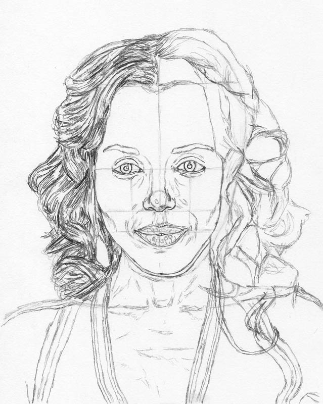 639x800 How To Draw A Face Kerry Washington Tutorial Let's Draw People