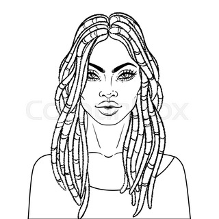 320x320 Black Women Faces. Great For Avatars, Hair Styles Of African