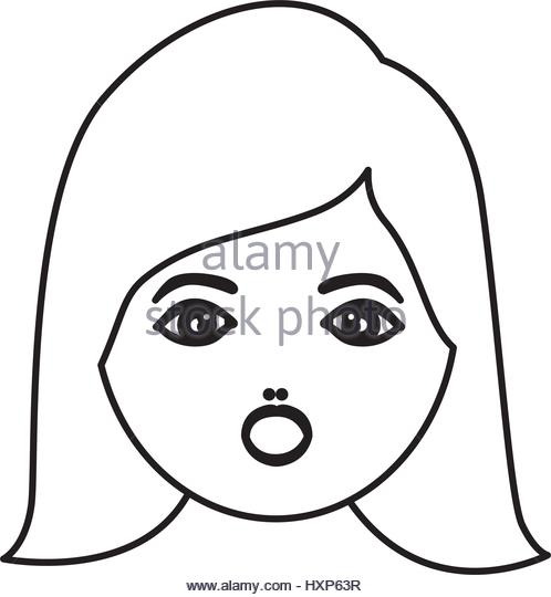 498x540 Lady Face Outline Stock Photos Amp Lady Face Outline Stock Images