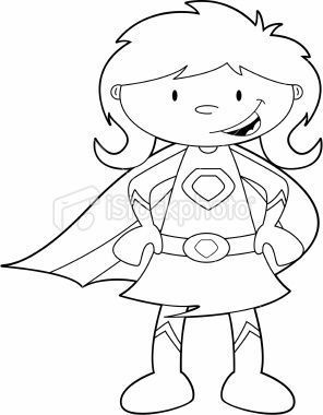 296x380 Blank Superhero Template