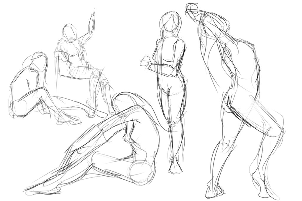 1024x683 Gesture Studies (Female) By Franznacion