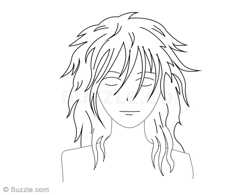 500x388 Easy Steps For Beginners To Draw Completely Realistic Anime Hair