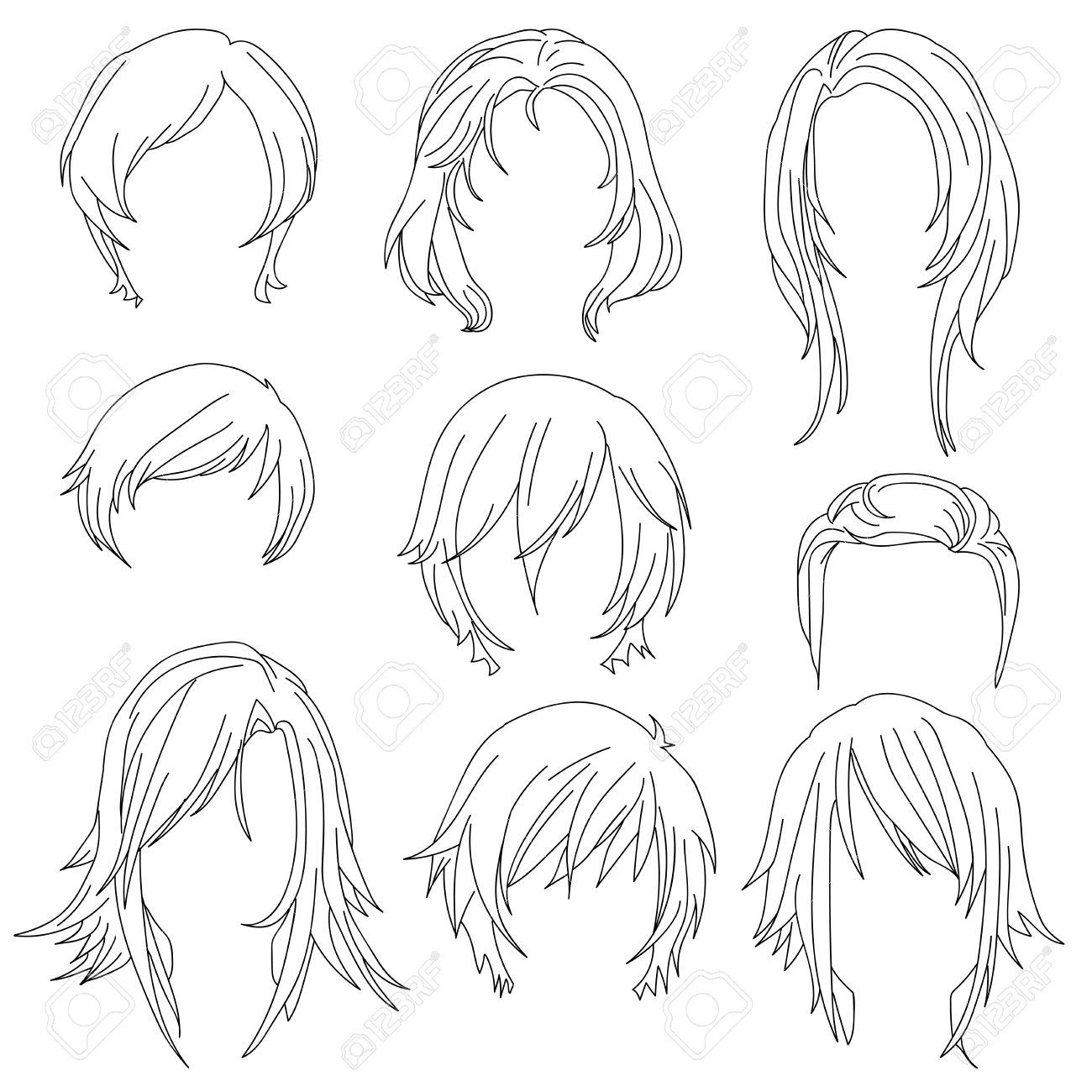 20 Female hairstyles drawing for mens