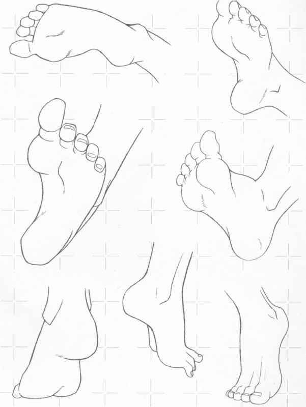 601x800 Drawn Woman Foot