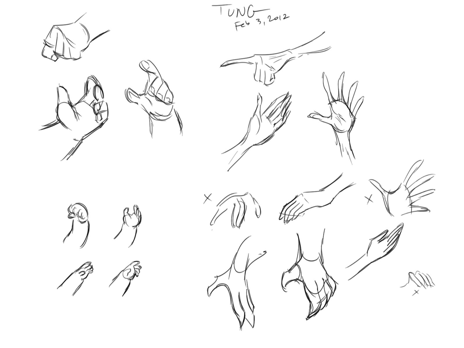 1600x1200 Tung's Web Log. First Drawing Day Of Heads And Hands