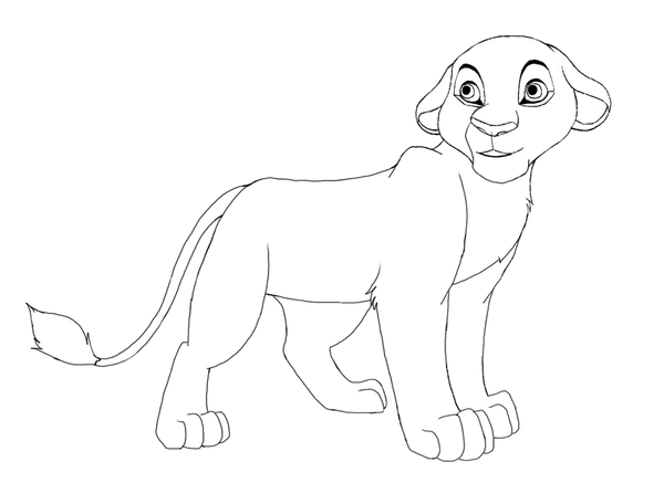 Female Lion Drawing at GetDrawings | Free download