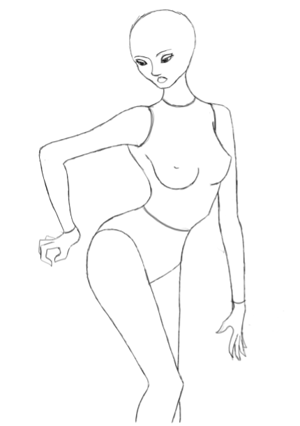 430x610 Mannequin Sketch Progress Allison Lunday's Blog