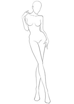236x333 Figure Template 23 Outline Art Outlines, Template