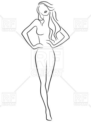 300x400 Slender Posing Girl