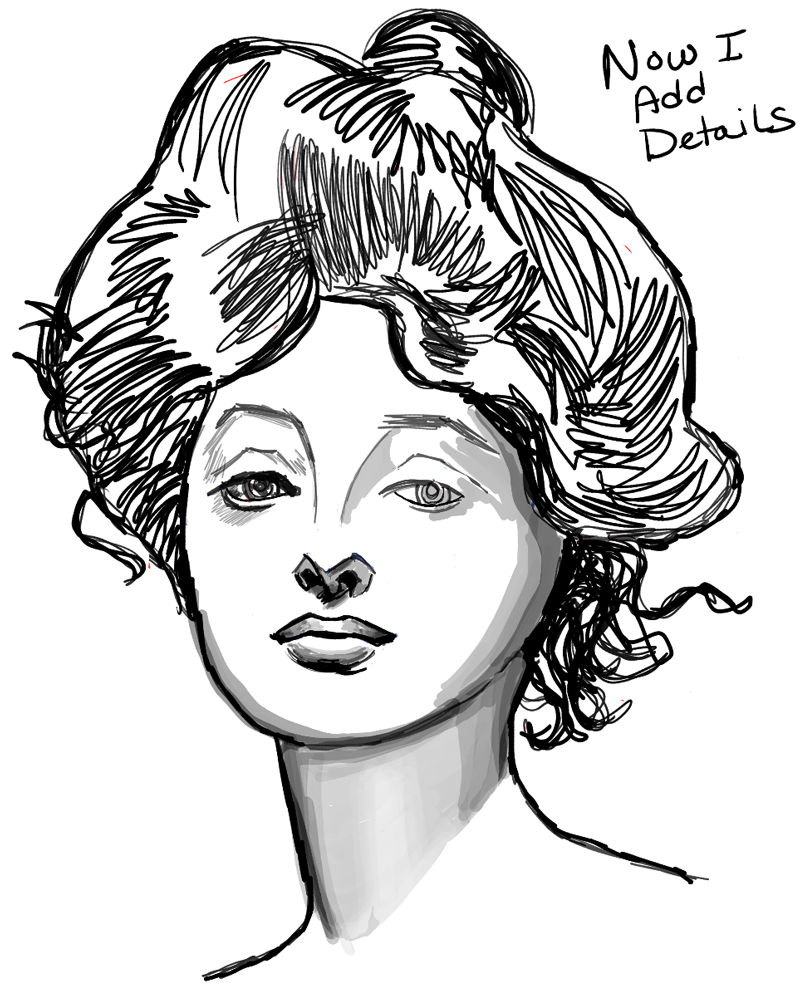 800x986 How To Draw Female Faces With A Beautiful Woman's Portrait