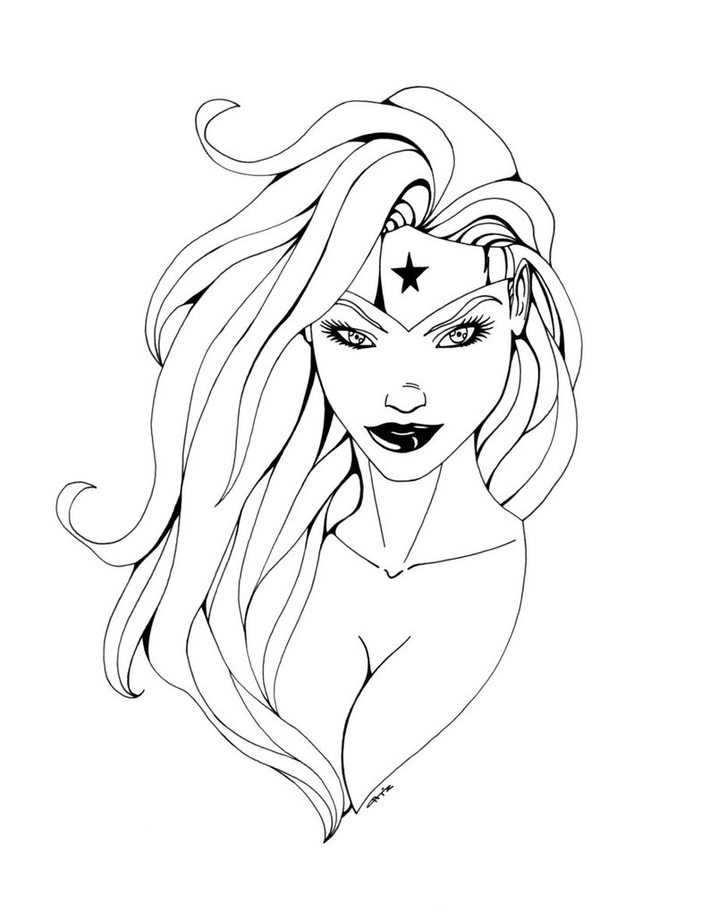 784x1020 Wonder Woman Portrait 1 By Eso2001 On Drawing