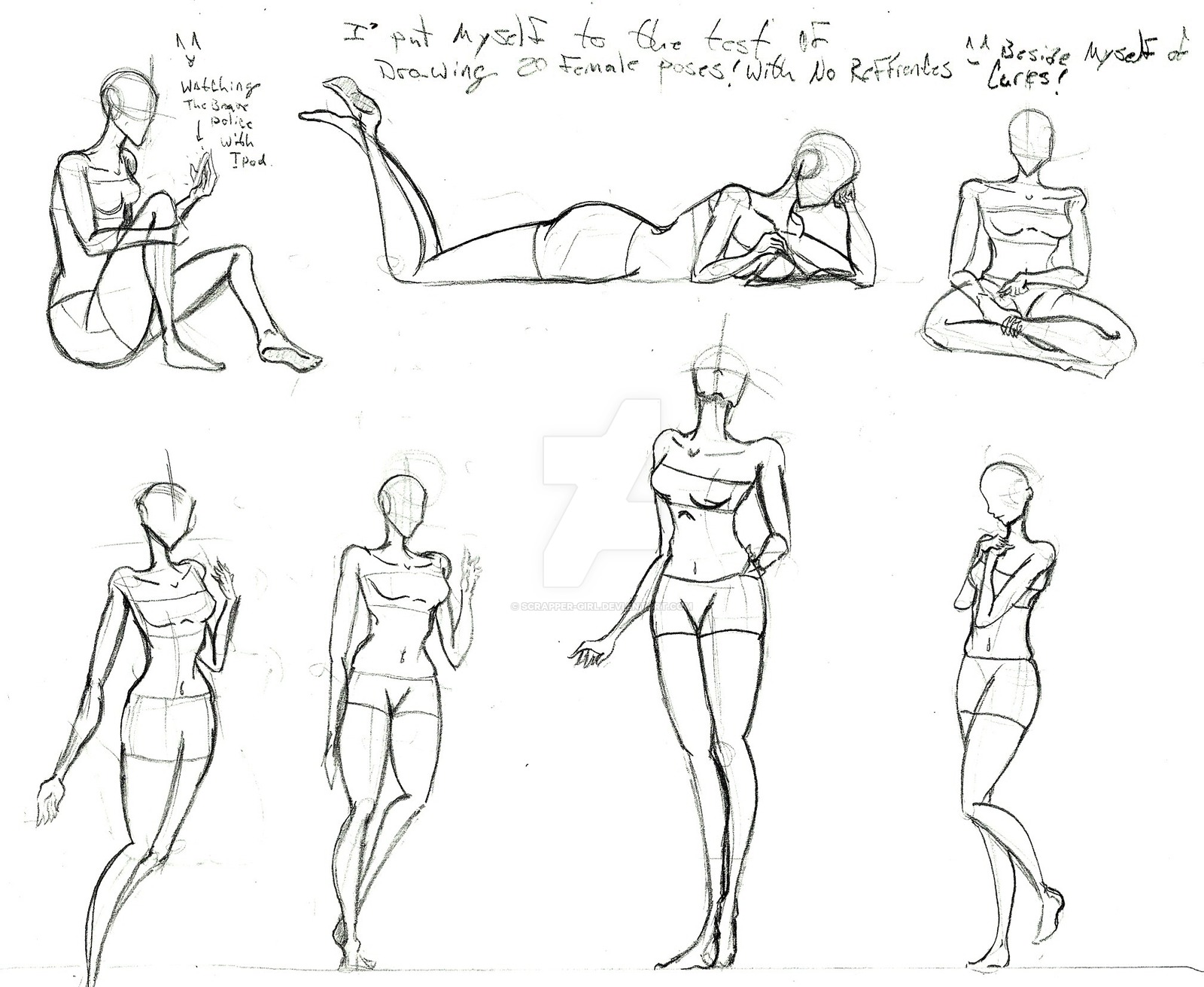 1600x1311 Female Poses Page 1 By Scrapper Girl