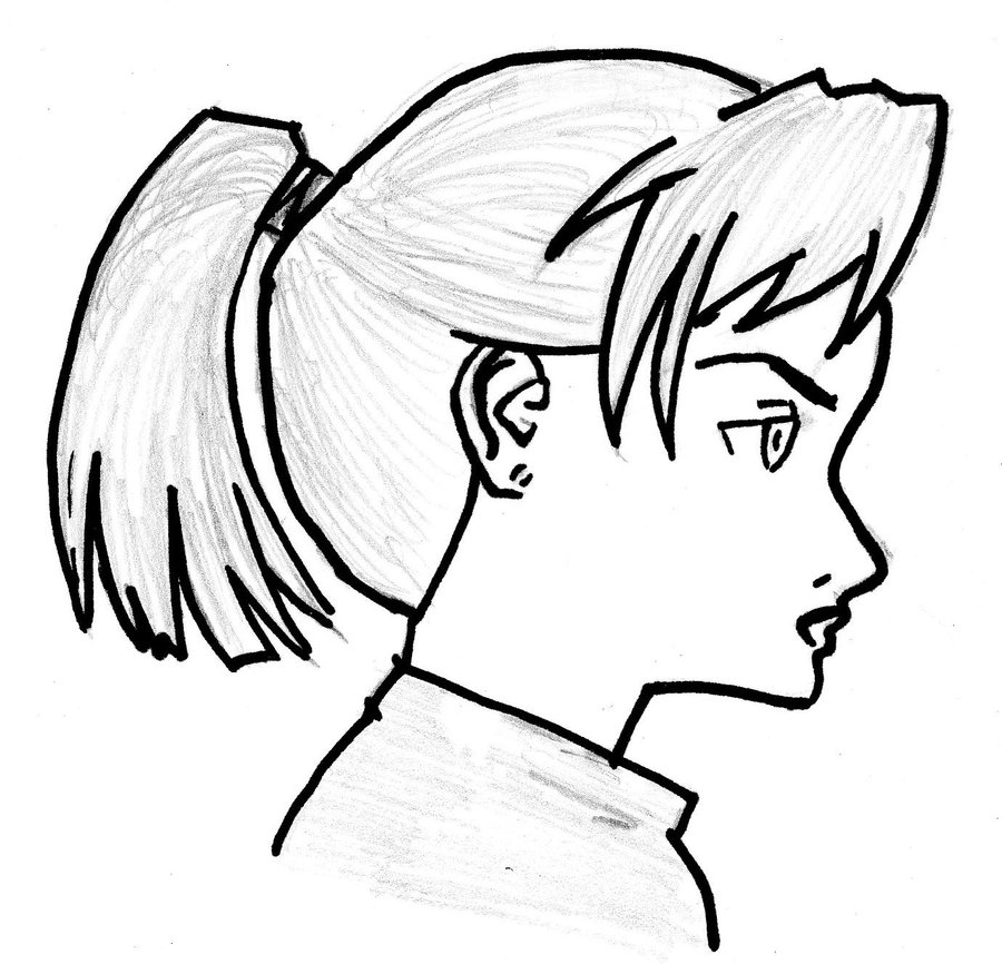 900x866 Manga Female Profile View By Tiekdarkthrop