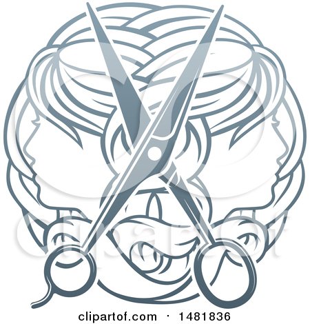 450x470 Clipart Of Male And Female Faces Back To Back, In Profile,