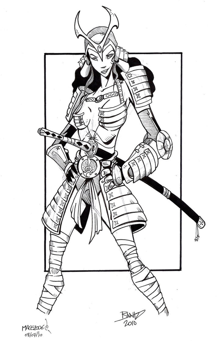 715x1116 Samurai Female Armour Assignment Samurai