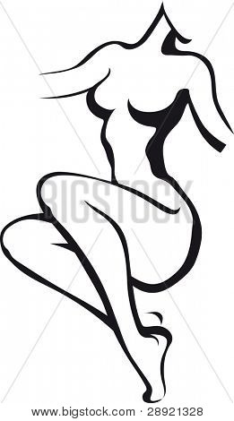 261x470 Female Body Silhouette Images, Illustrations, Vectors