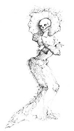 245x432 Leonor Fini Squelette (Skeleton)