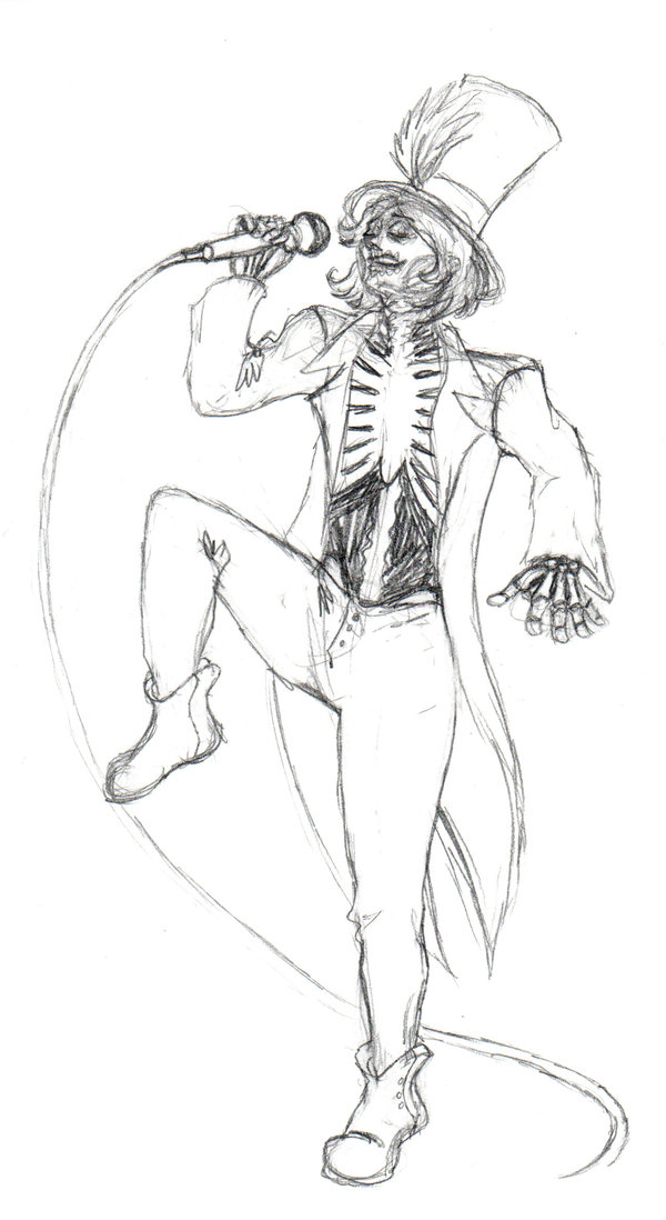 600x1098 Skeleton Man (Sketch) By Demolition Lover414