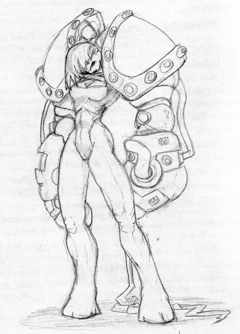 799x1112 Female Demon Soldier By Skonenblades