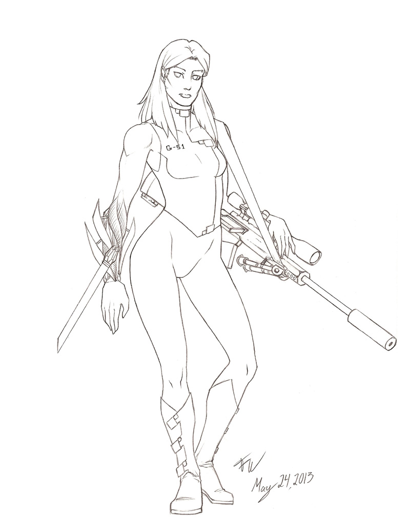 794x1037 Synthetic Soldier [Sketch] Weasyl