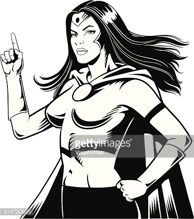 390x439 Superhero Drawing Black And White