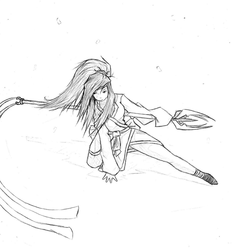 900x959 Female Warrior Samurai By Timtam13