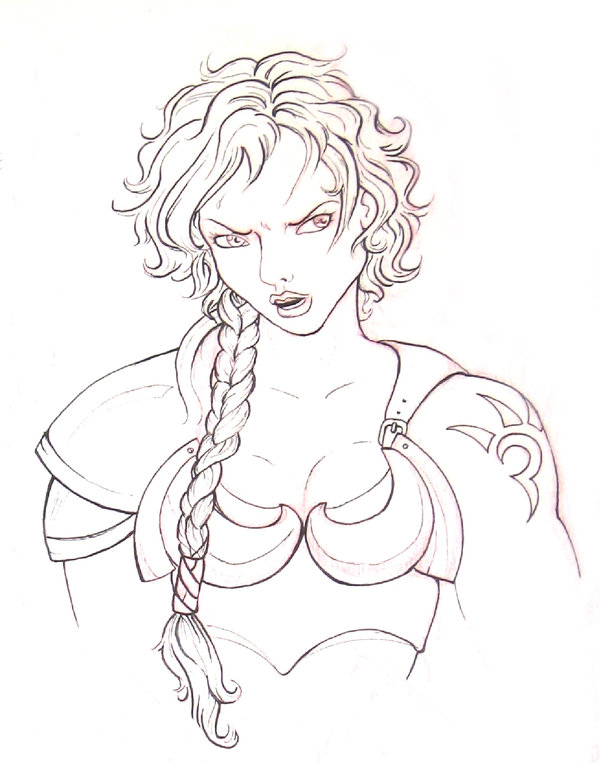 600x763 Arnise, Female Warrior By Kiraly27