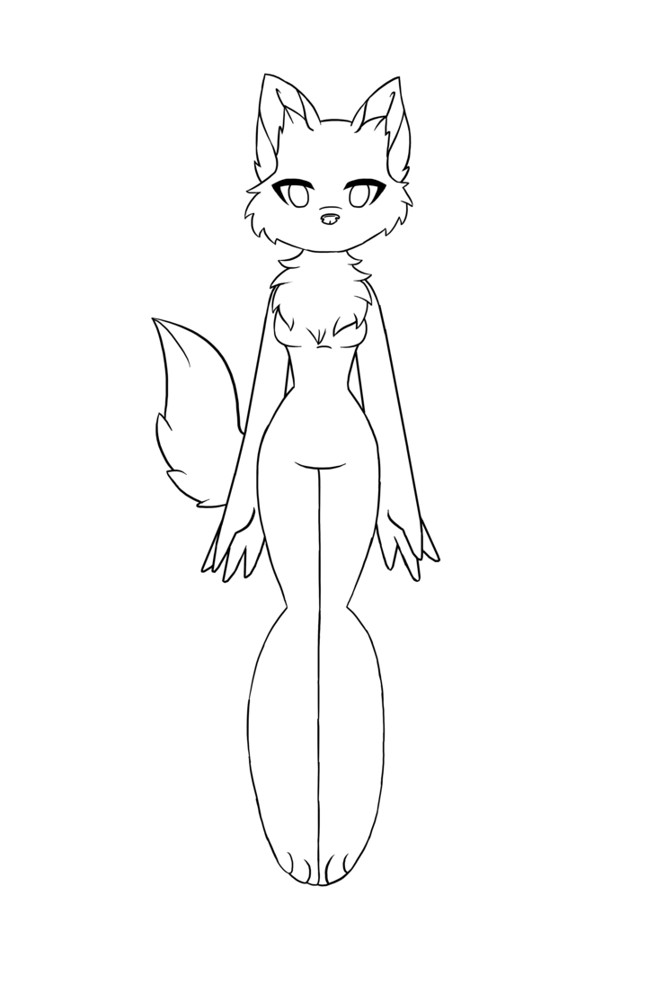 730x1095 Female Anthro Wolf Base By Sleepygrim