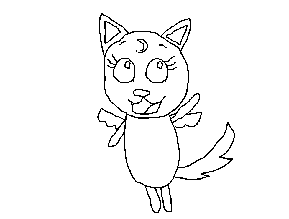 980x744 Base Cute Demon Wolf (Female) By Nyansonia